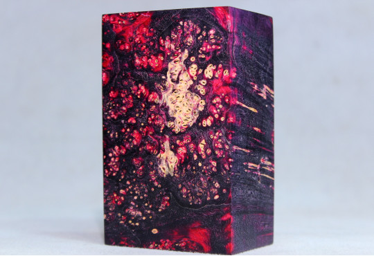 Stabilized Maple Burl Wood Mod Block